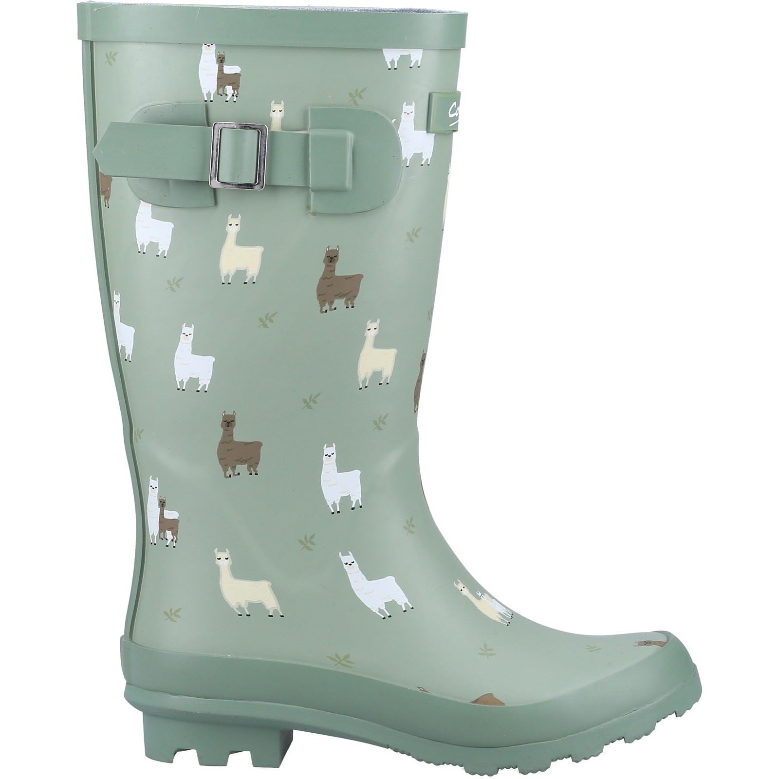 Cotswold Farmyard Junior Rubber Alpaca Wellington Boots