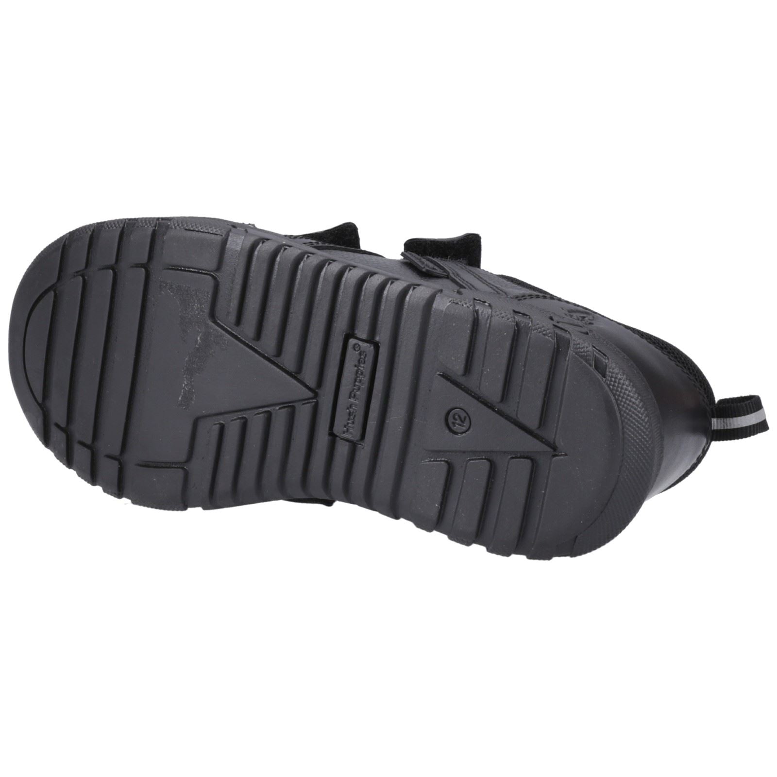 Hush Puppies Spencer Junior Leather Boys's Black Shoes