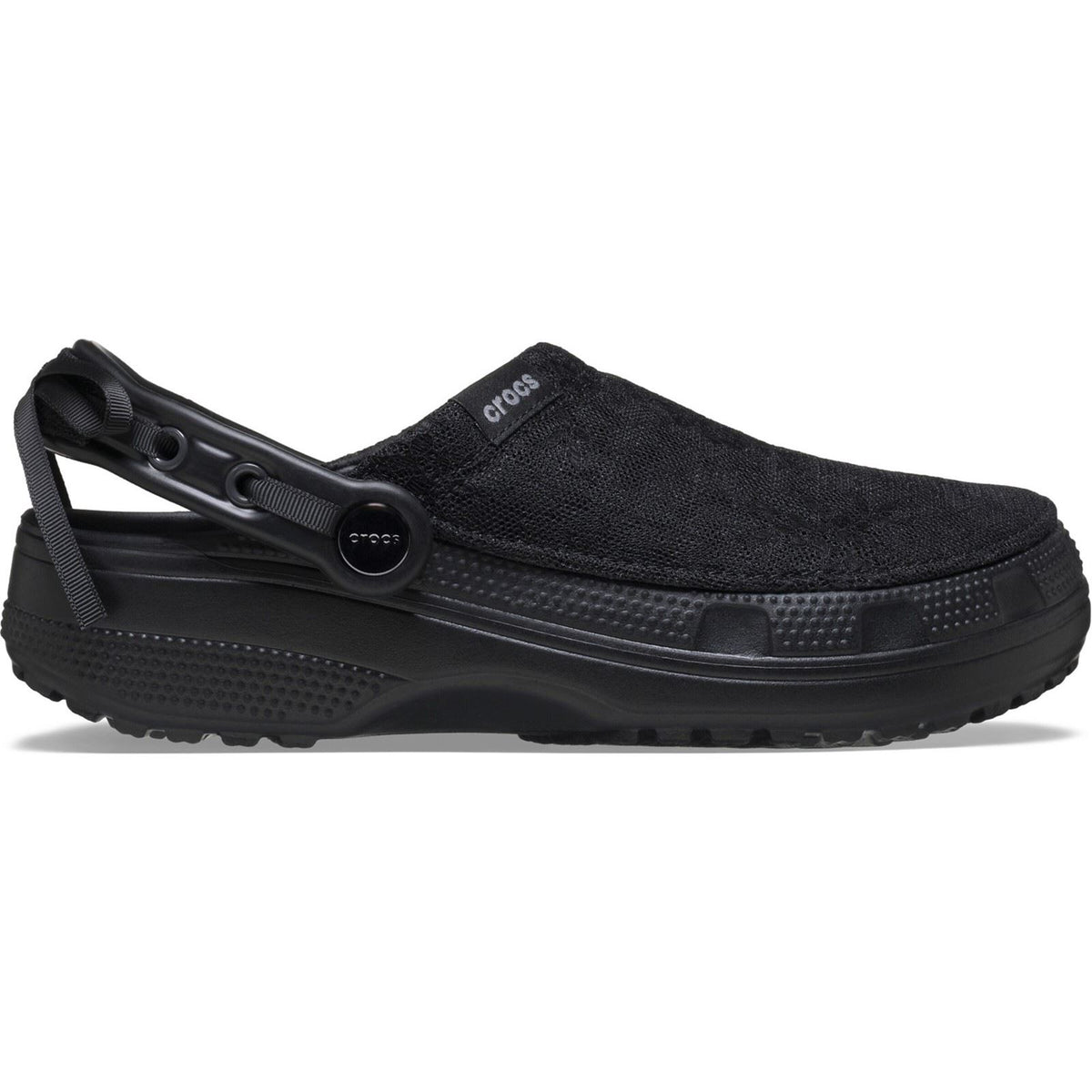 Crocs Crafted Lace Textile Blend Women's Black Clogs
