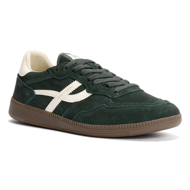 Pompeii Elan Sala Suede Men's Forest/Ecru Trainers