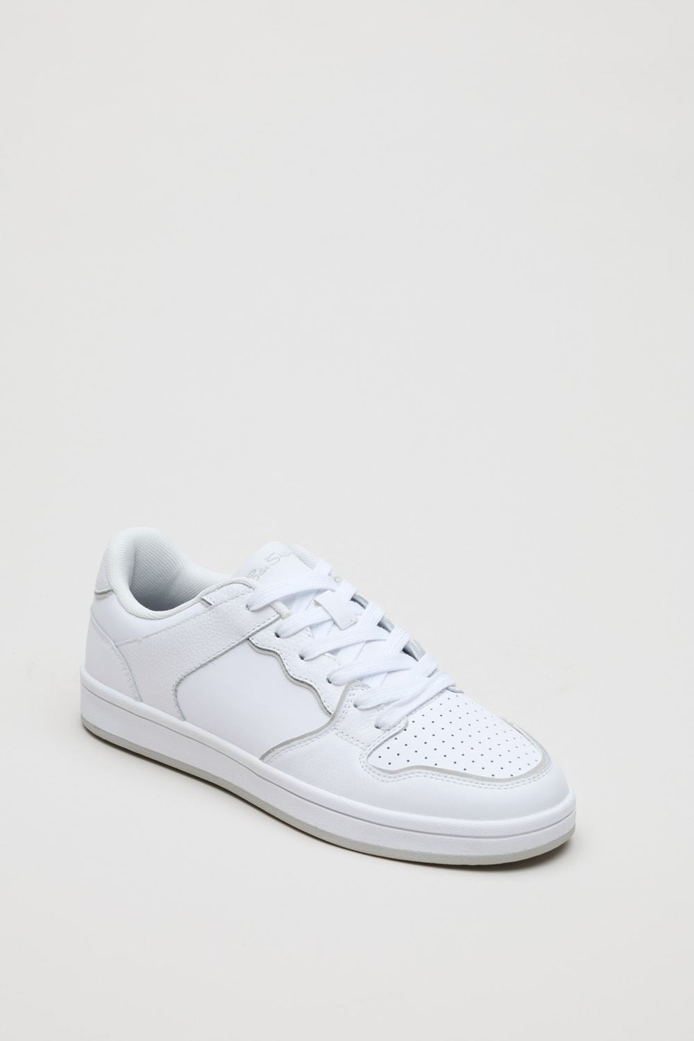 Ben Sherman Club Leather Men's White Trainers