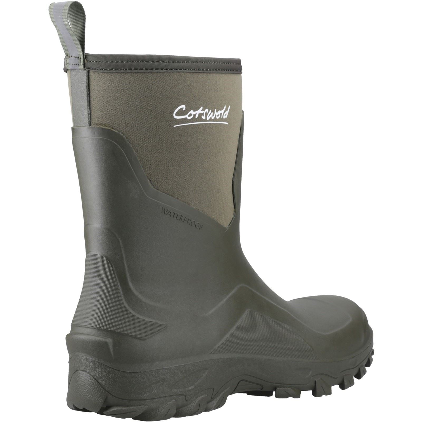 Cotswold Standlake Rubber Men's Green Wellington Boots