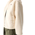 Hunter Bonelle Borg Jacket Women's White Fleece Jackets