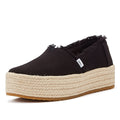 TOMS Canvas Valencia Women's Black Espadrilles