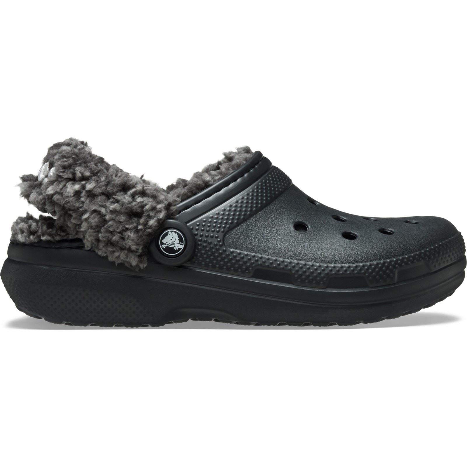 Crocs Classic Fleece Lined Thermoplastic Men's Black Clogs