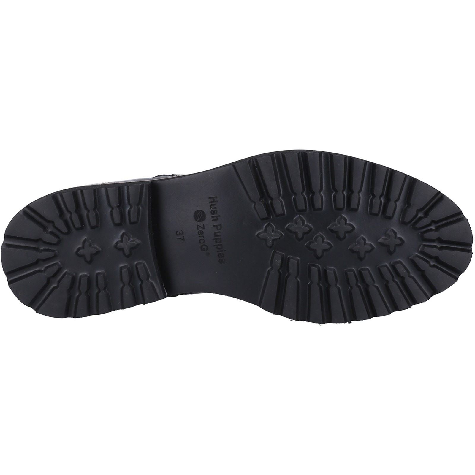 Hush Puppies Grace Zip Suede Women's Black Boots
