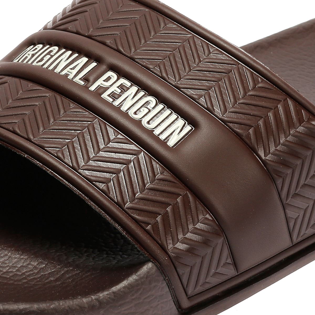 Penguin Paradise Men's Chocolate Sandals