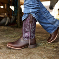 Durango Lady Rebel Pro Leather Women's Oilded Brown/Plum Boots