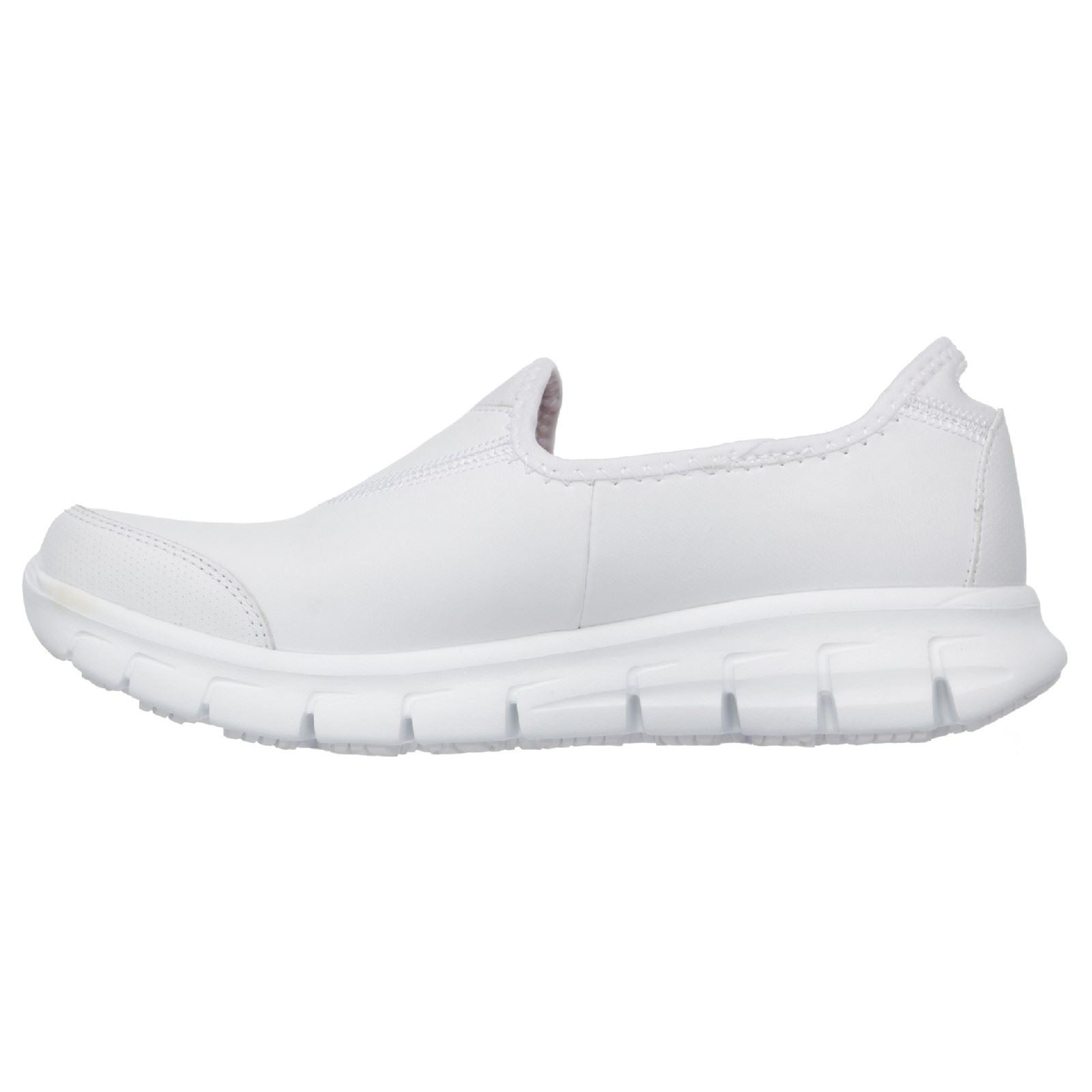 Skechers Workwear Sure Track Leather Women's White Trainers