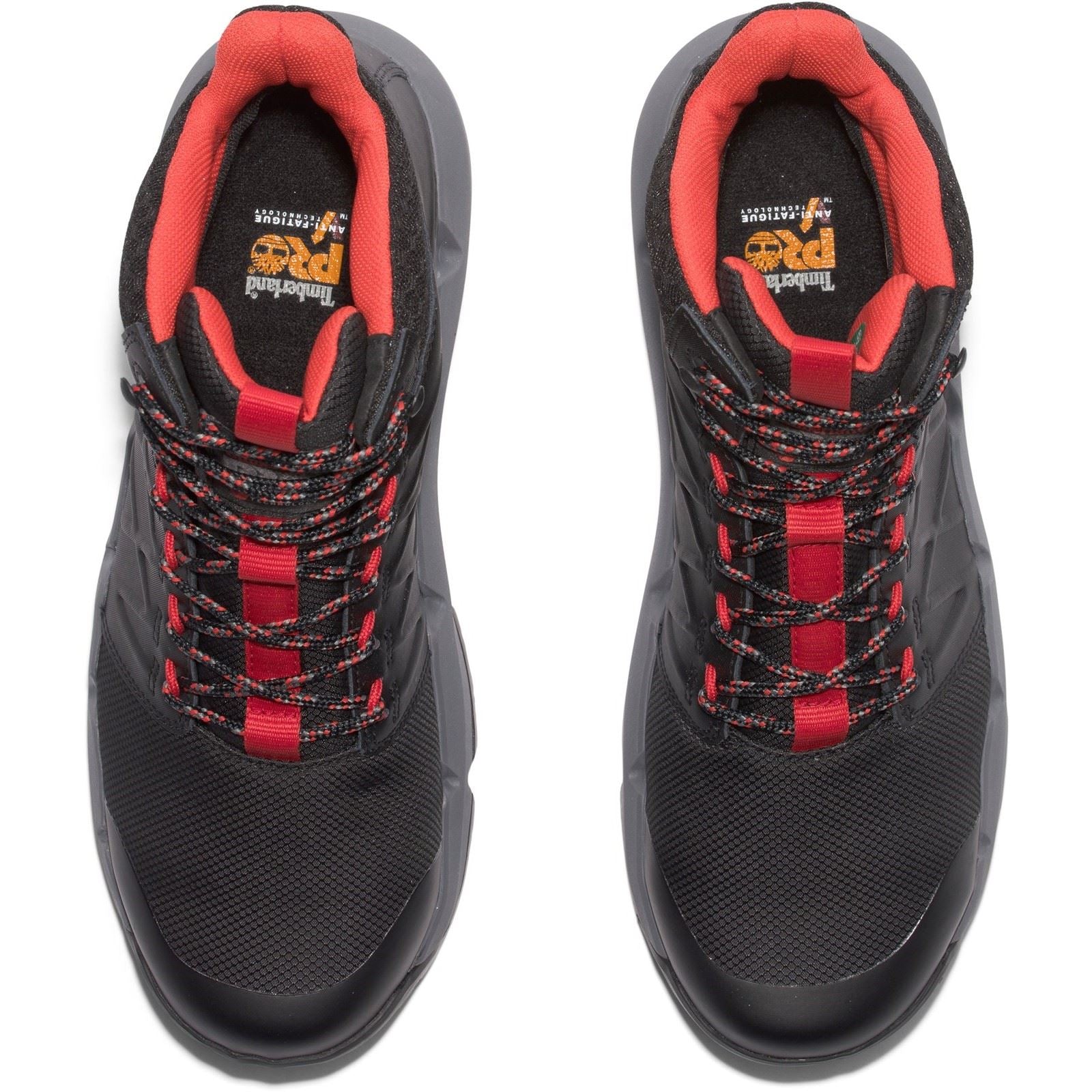Timberland Pro Morphix 6" Leather Black/Red Safety Boots