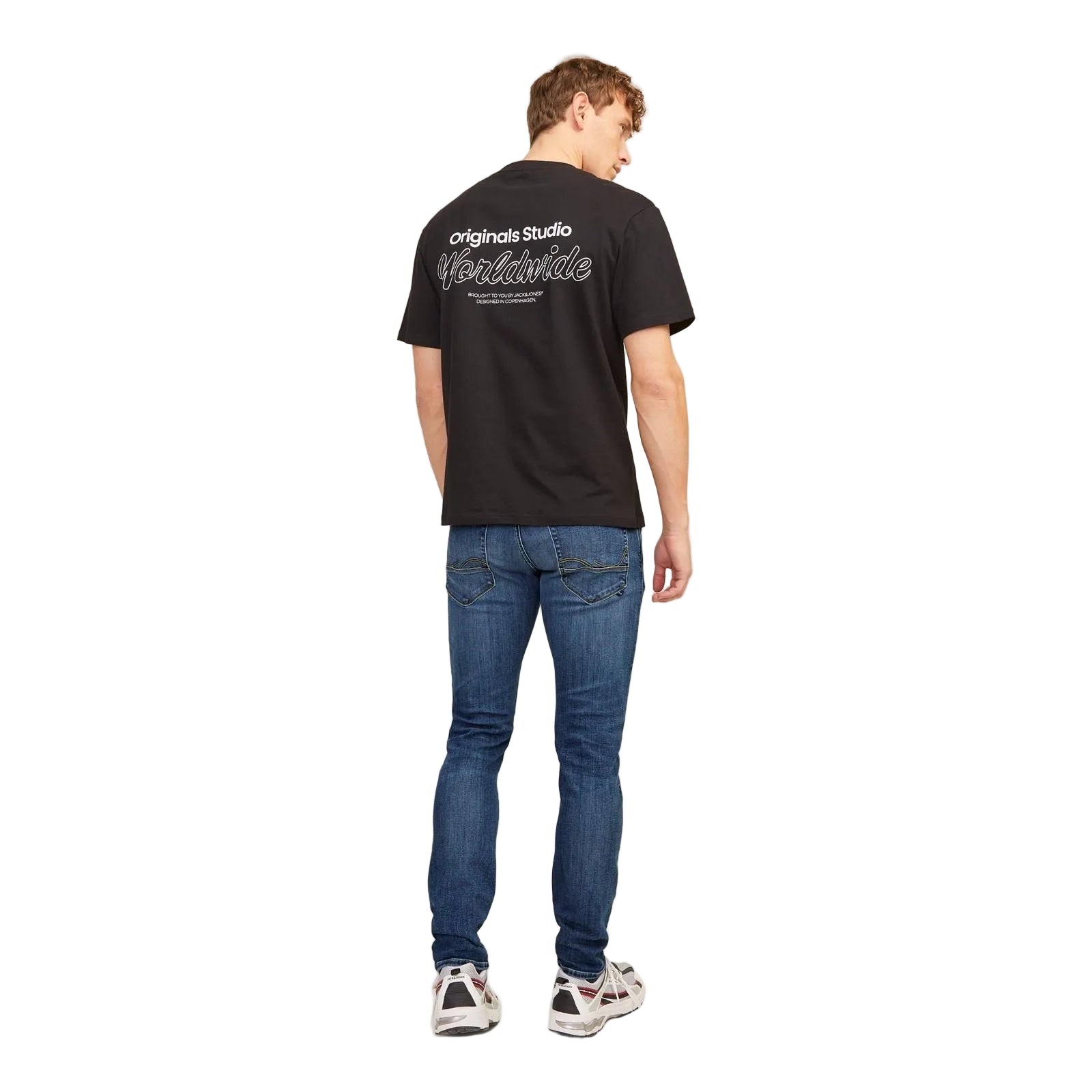 Jack & Jones Glenn Fox Cotton Men's Blue Slim Jeans