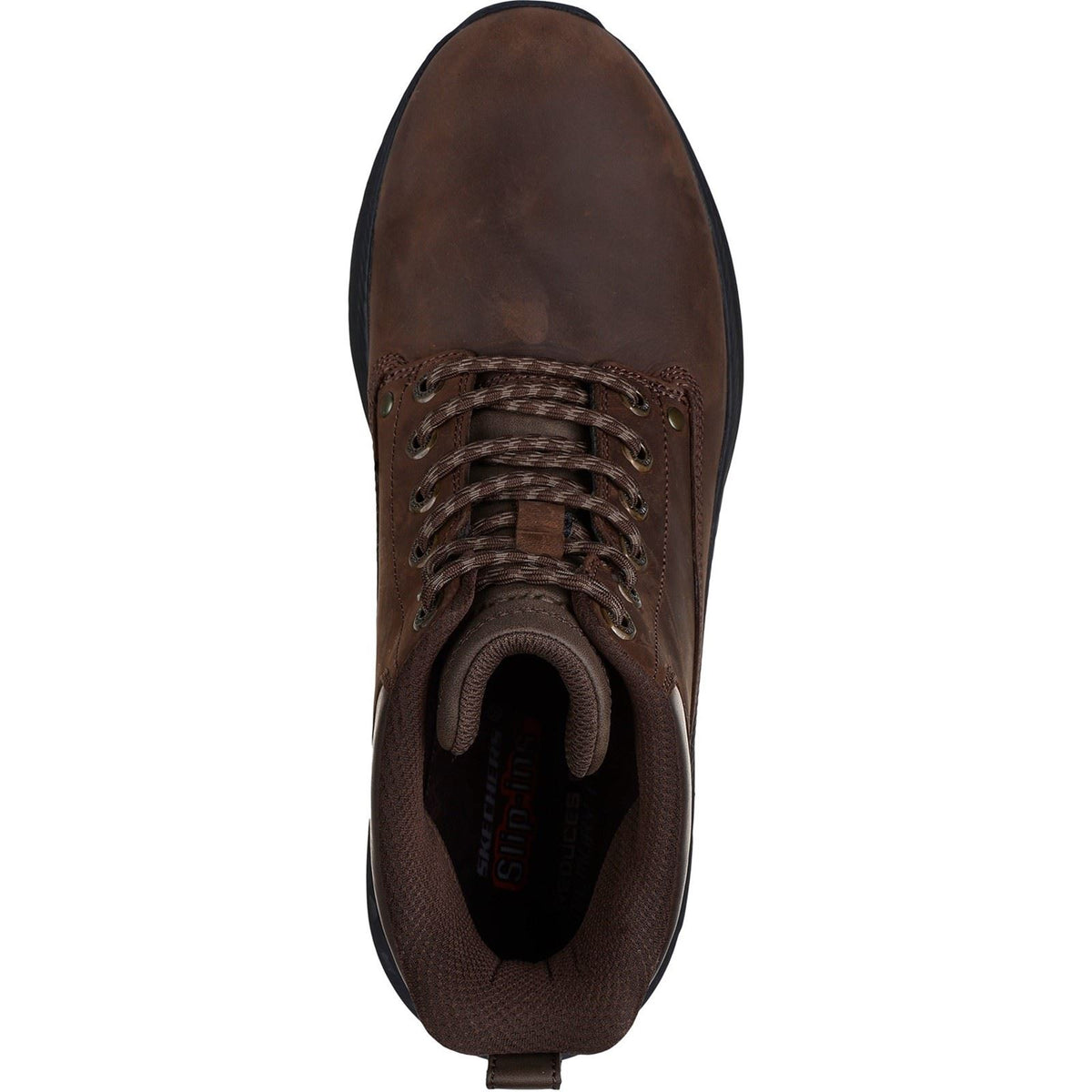 Skechers Pollard Waylon Leather Men's Cocoa Ankle Boots