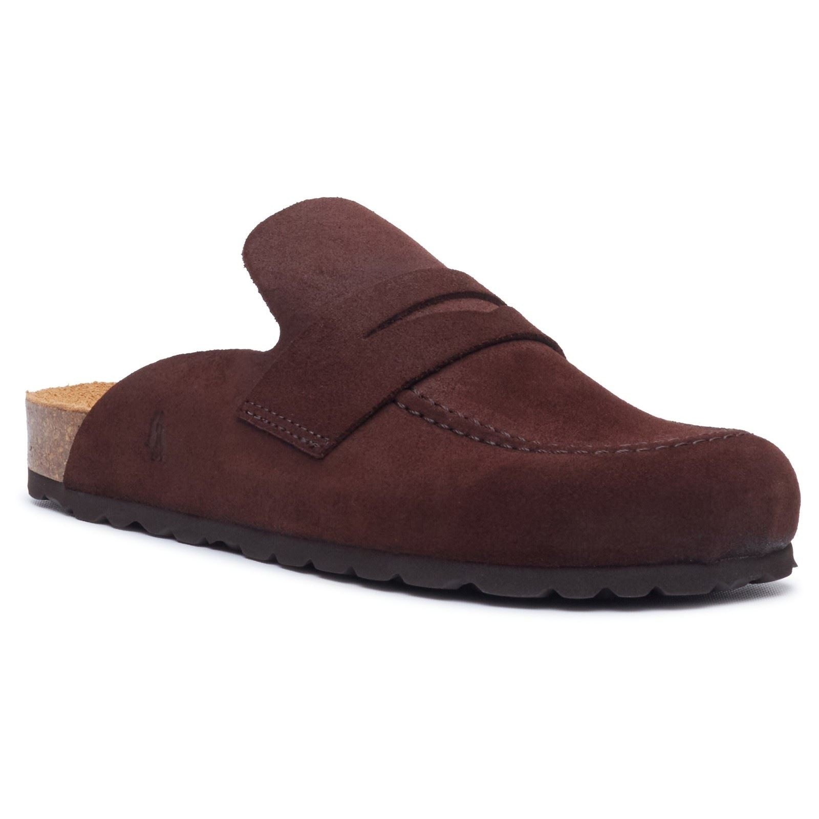 Hush Puppies Briar Closed Toe Suede Women's CHOCOLATE Mules
