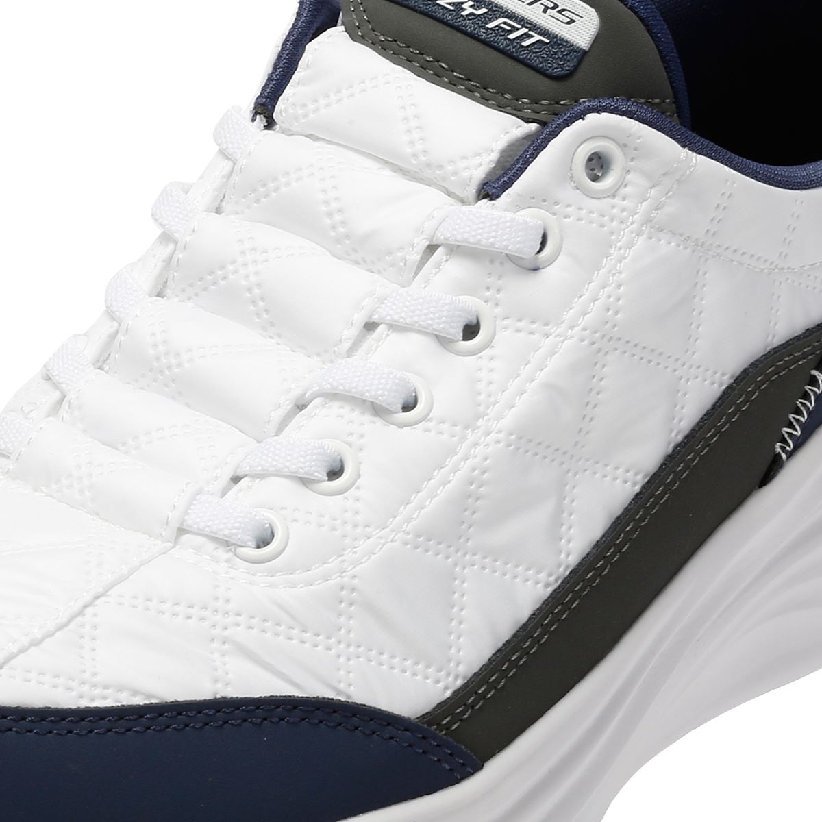 Skechers Slip-Ins Contour Foam Cozy Fit Women's White/Navy Trainers