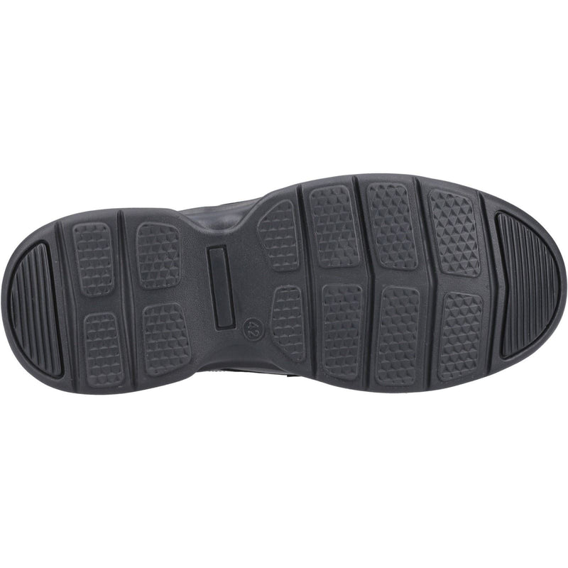 Hush Puppies Hugh Leather Men's Black Lace-Up Shoes