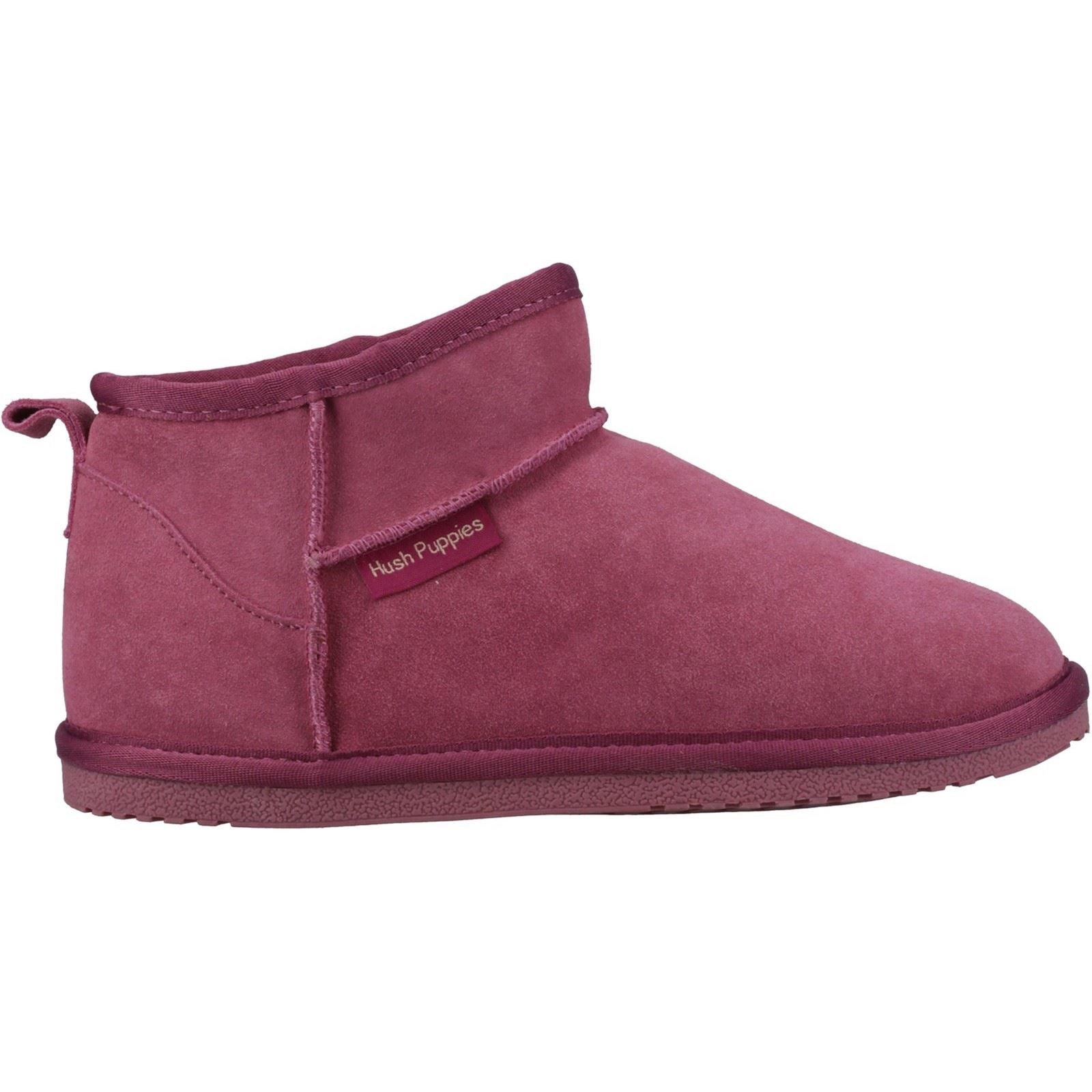 Hush Puppies Ashanti Suede Women's Pink Slippers