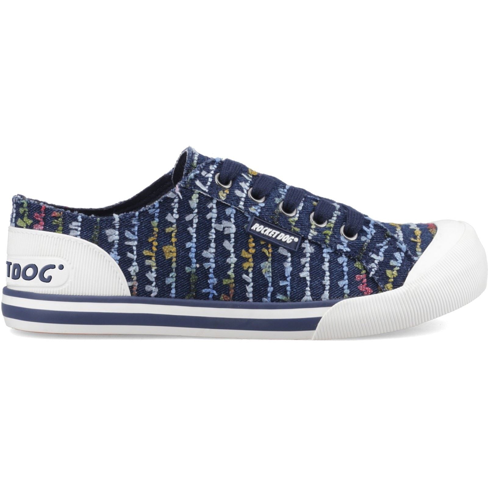 Rocket Dog Jazzin Radio Cotton Women's Blue Trainers
