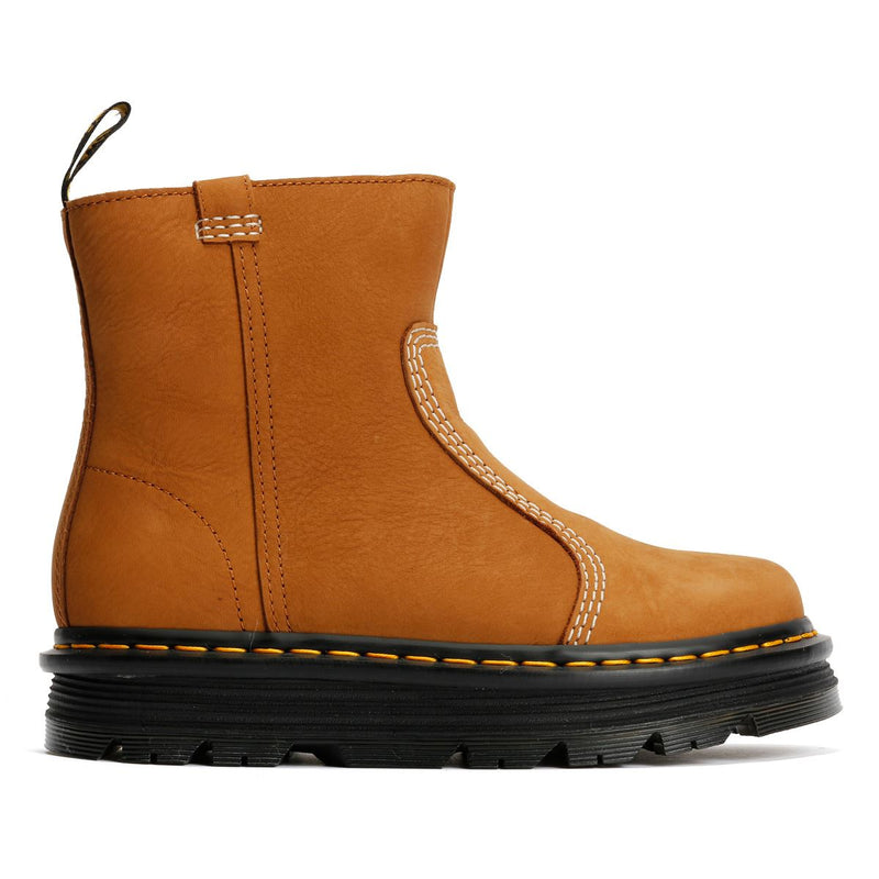 Dr. Martens Zebzag Rigger Milled Nubuck Women's Desert Brown Boots