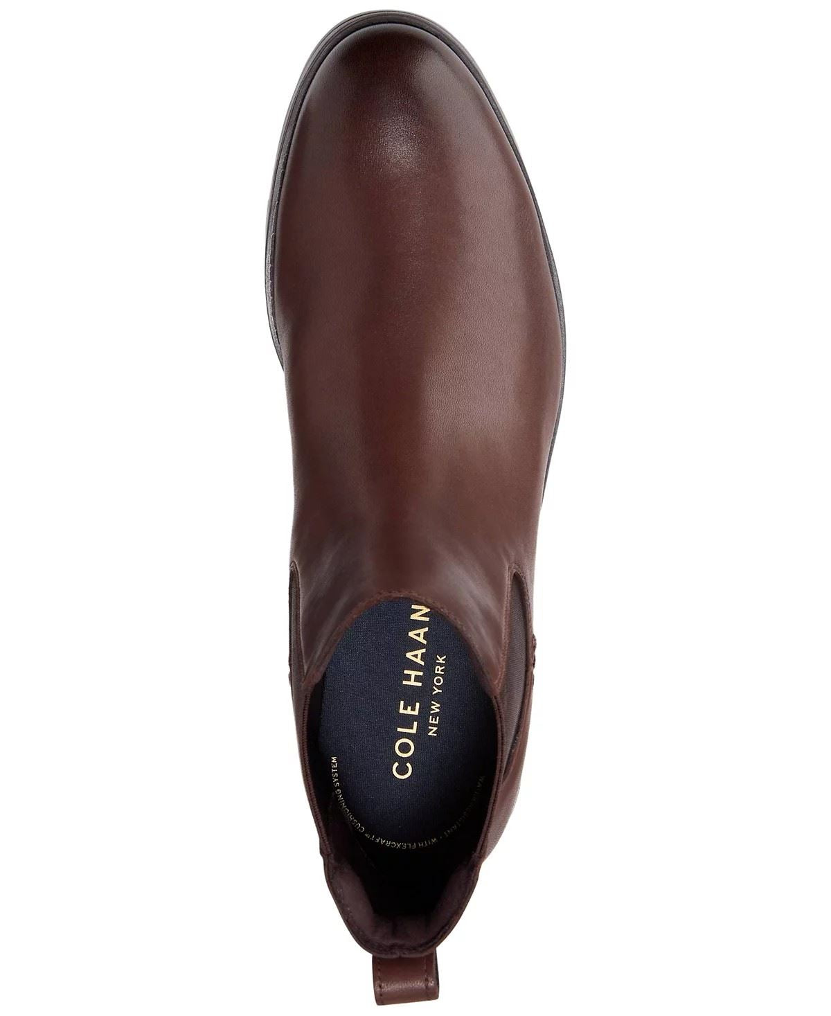 Cole Haan Newmark Grand Leather Men's Chestnut Chelsea Boots