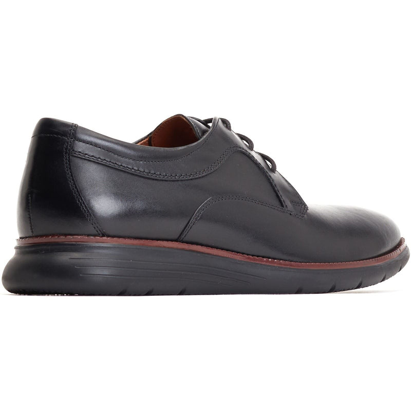 Base London Wing Leather Men's Black Oxford Shoes