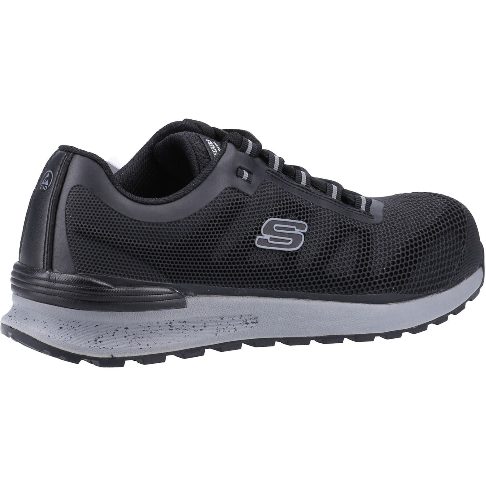 Skechers Workwear Bulklin Bragoo Textile Men's Black Safety Trainers