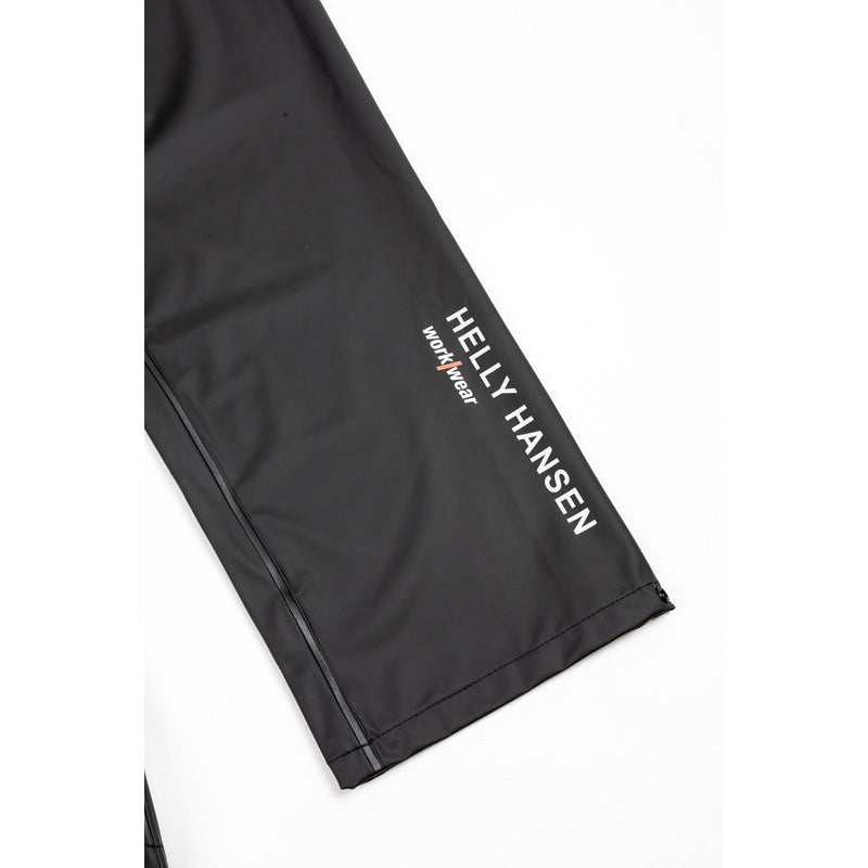 Helly Hansen Workwear Voss Polyester Black Rain Trousers
