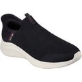 Skechers Ultra Flex 3.0 Smooth Step Synthetic Men's Black Trainers
