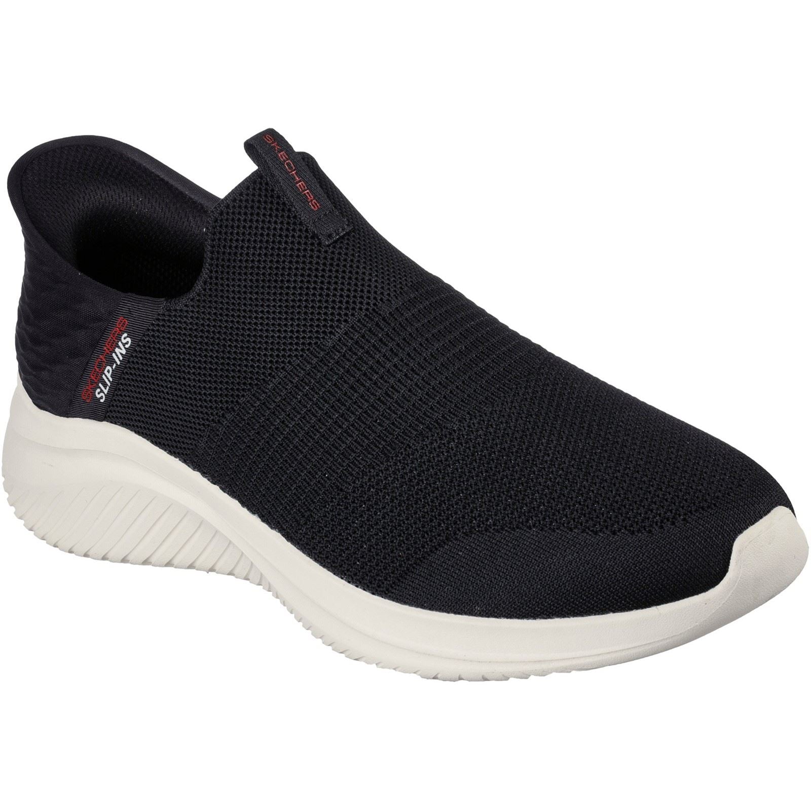 Skechers Ultra Flex 3.0 Smooth Step Synthetic Men's Black Trainers
