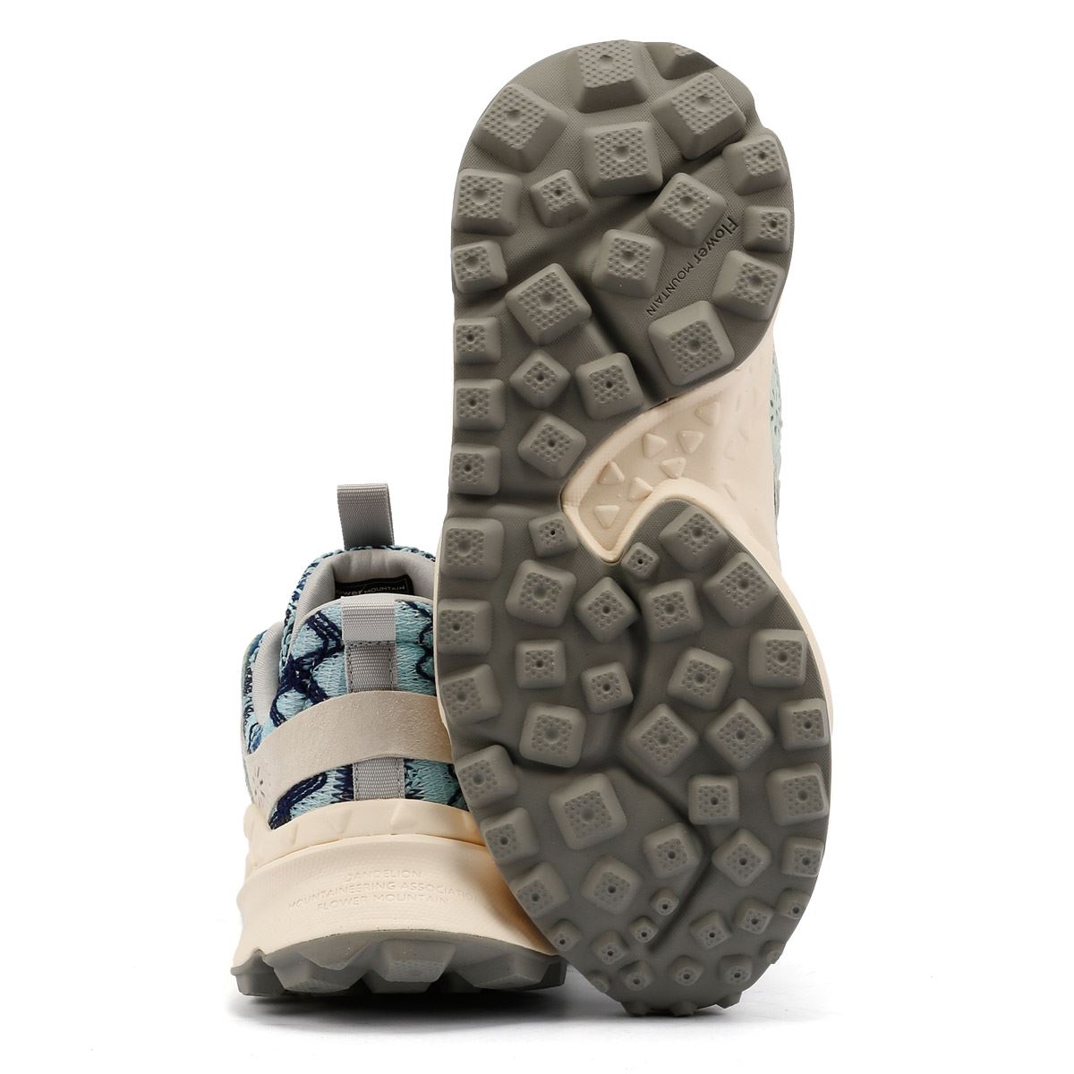 Flower Mountain Kotetsu Knit Women's Blue Aztec Trainers