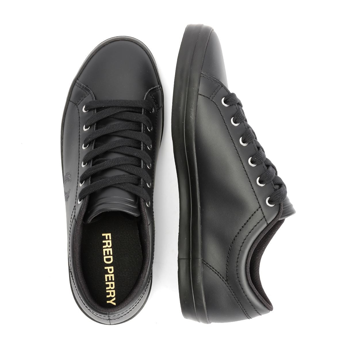 Fred Perry Baseline Leather Men's Black Trainers