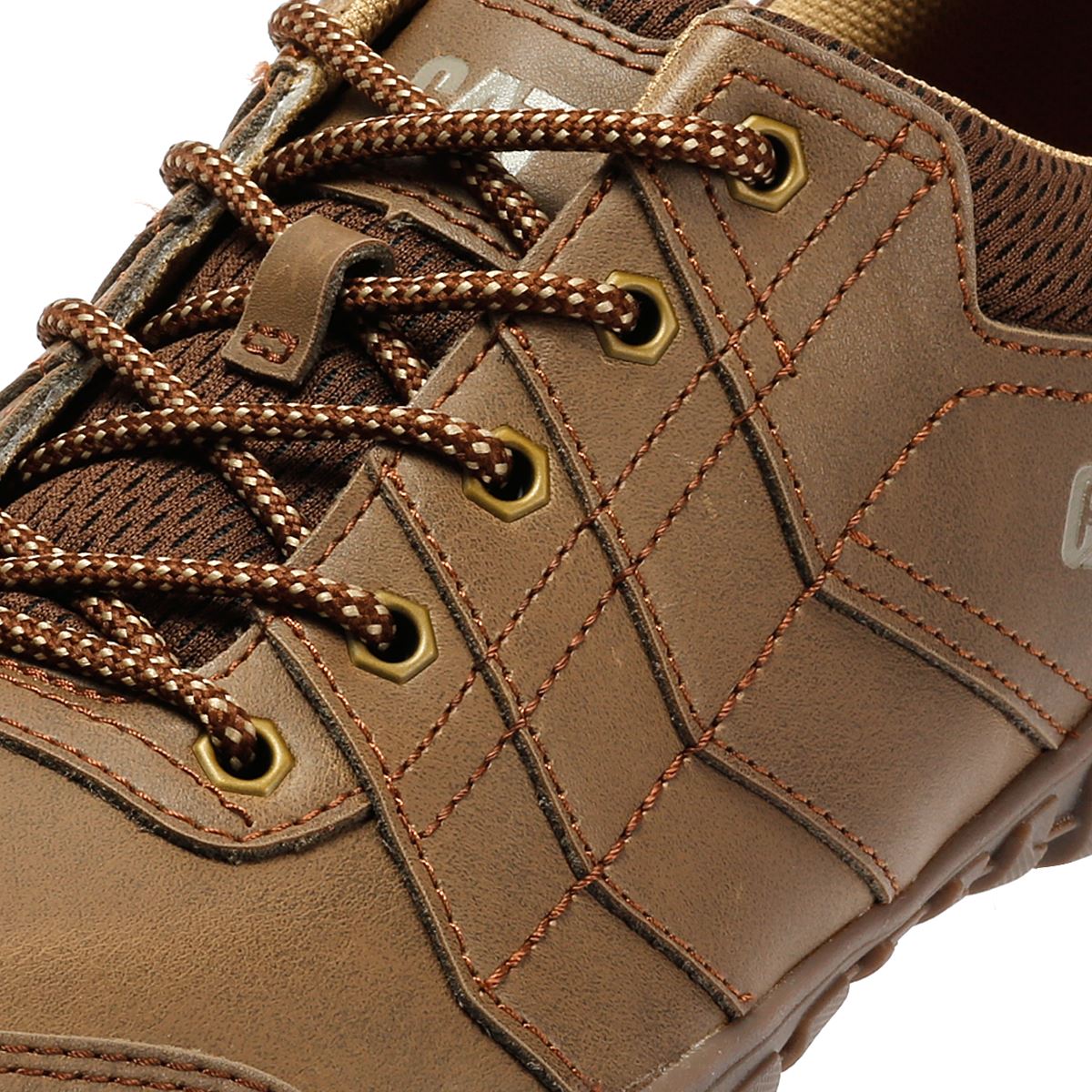 Caterpillar Instruct Suede Men's Brown Lace-Up Shoes