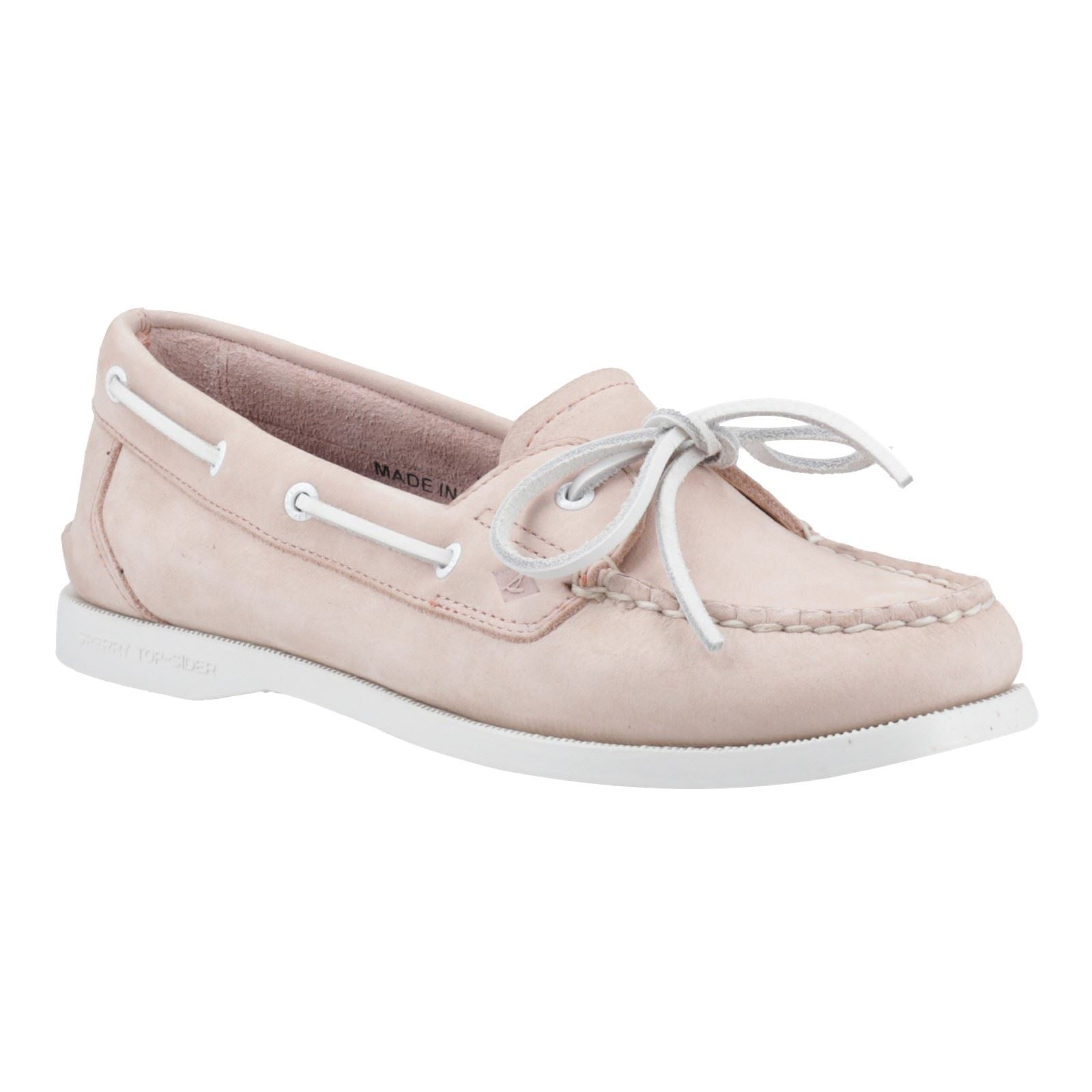 Sperry Authentic 1 Eye Leather Women's Blush Standard Boat Shoes