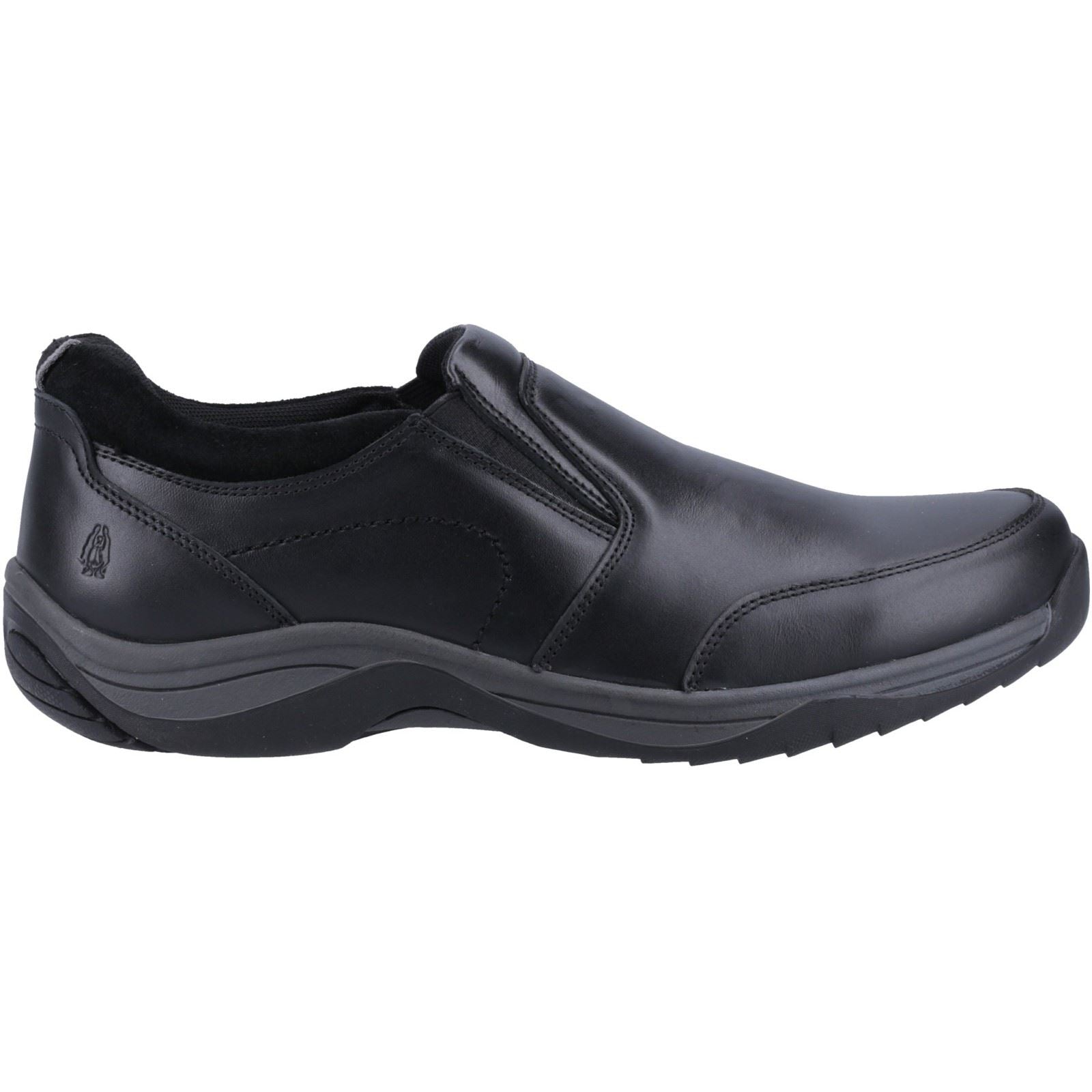 Hush Puppies Donald Leather Men's Black Moccasins Shoes