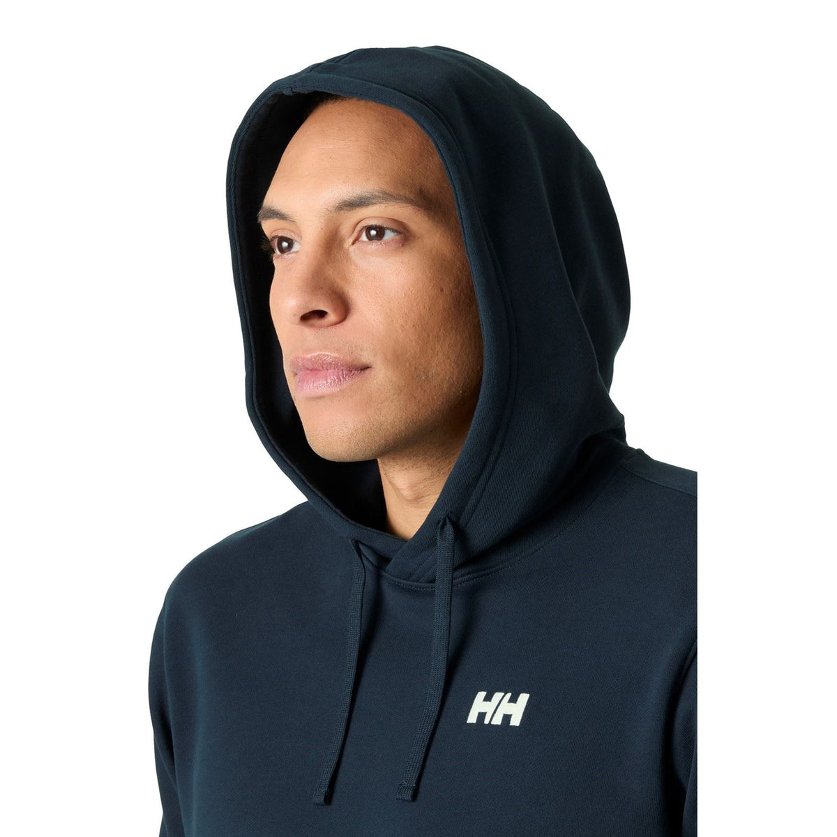 Helly Hansen Sport Staple Hoodie Cotton Men's Blue Hooded Sweatshirt
