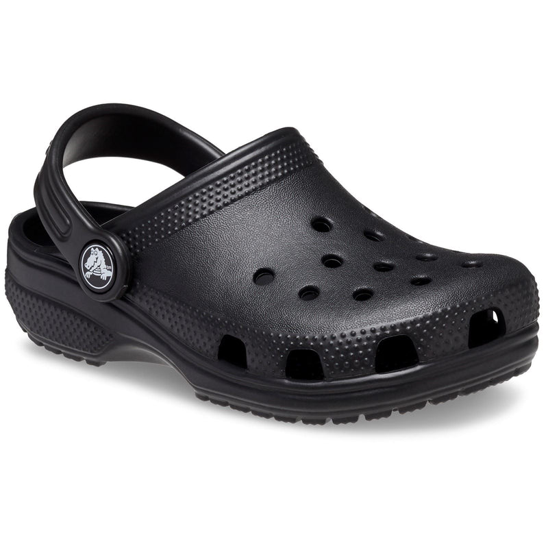 Crocs Kids' Classic Synthetic Black Clogs