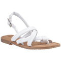 Hush Puppies Hope Leather Women's White Sandals