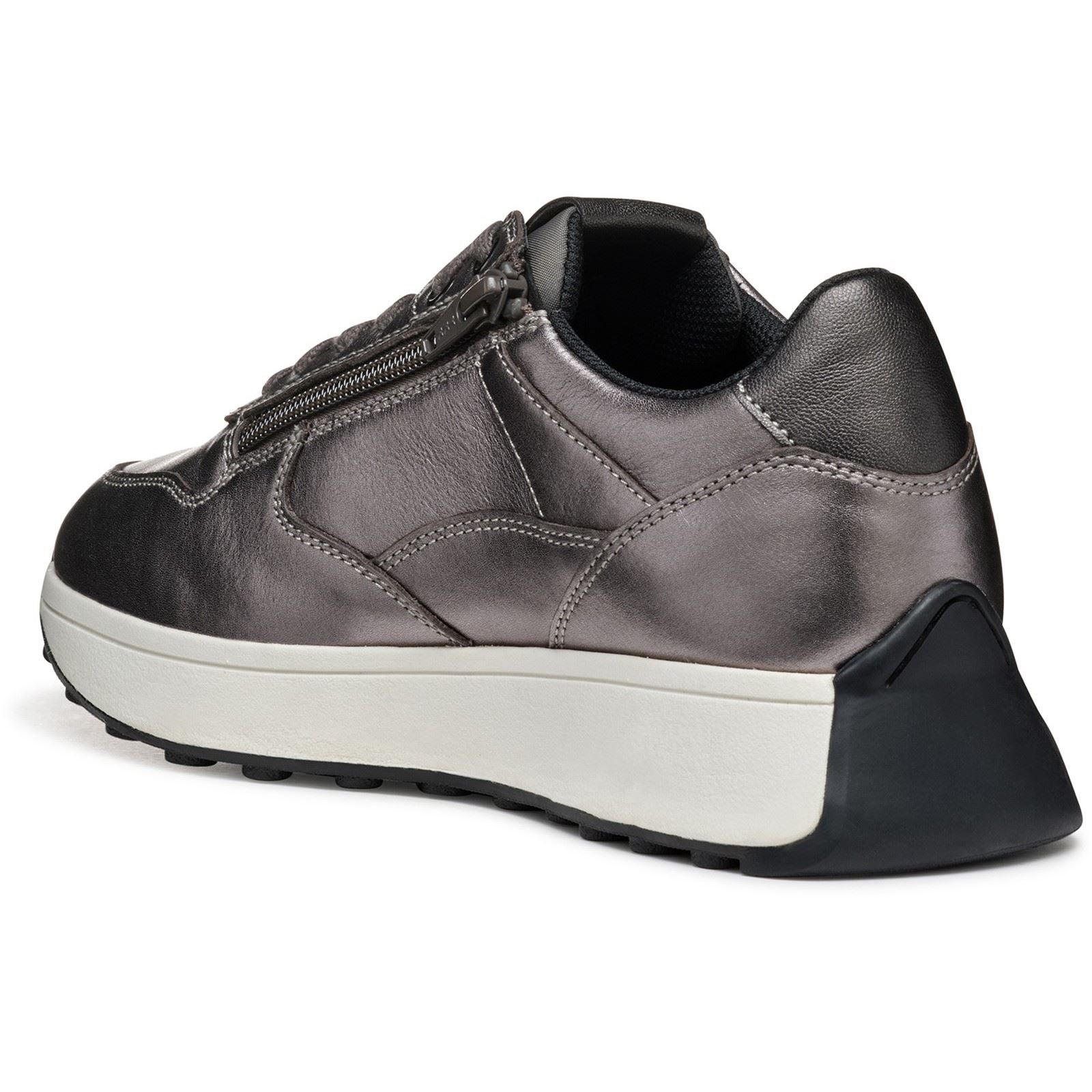 Geox D Amabel A Leather Women's Gun Trainers