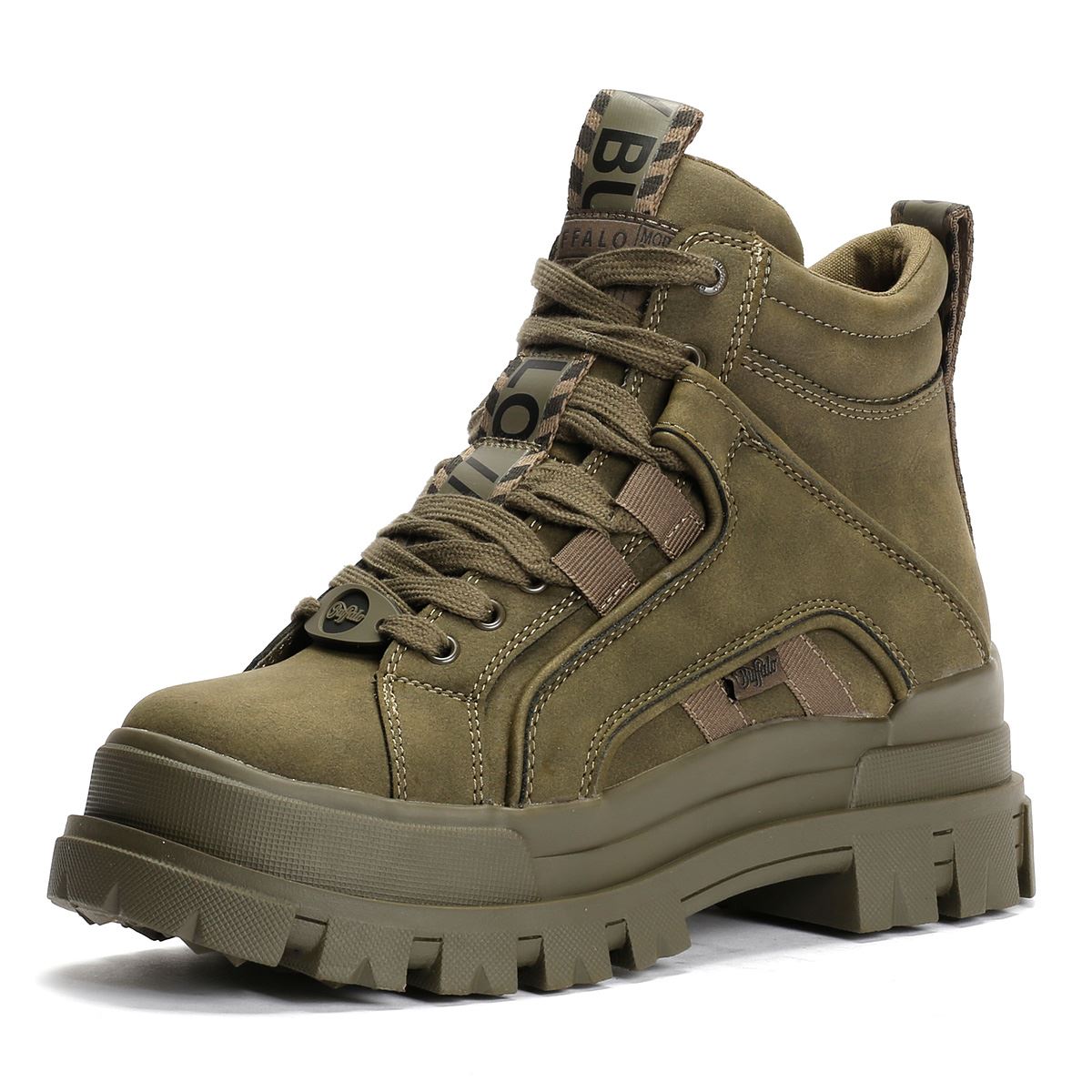 Buffalo Aspha NC Mid Women's Khaki Boots