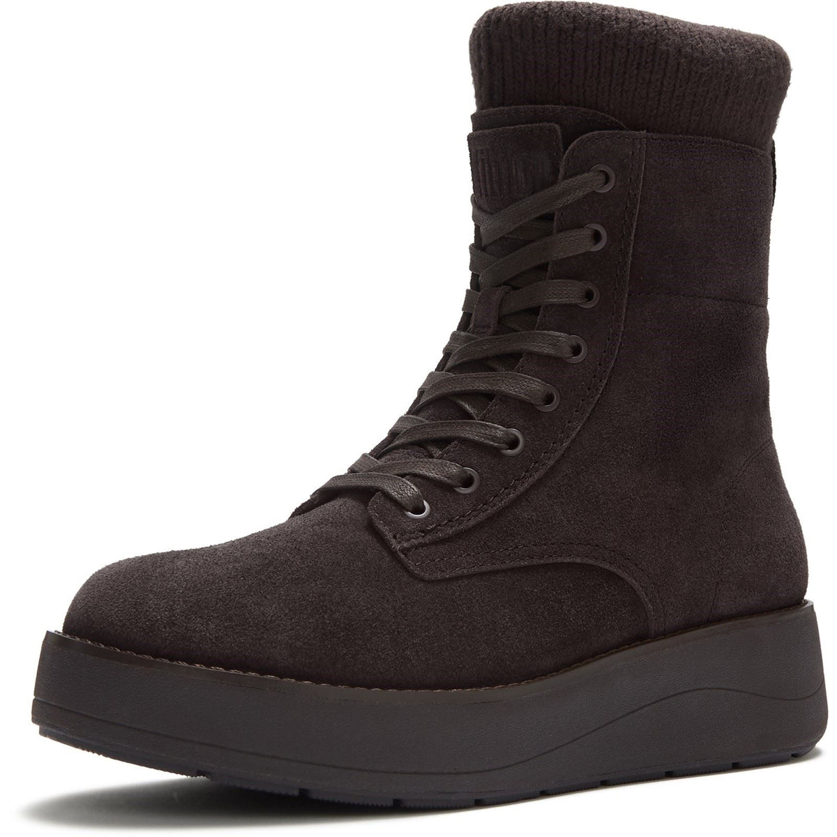 Fitflop Gen-FF Roam Knit Suede Women's Chocolate Brown Boots