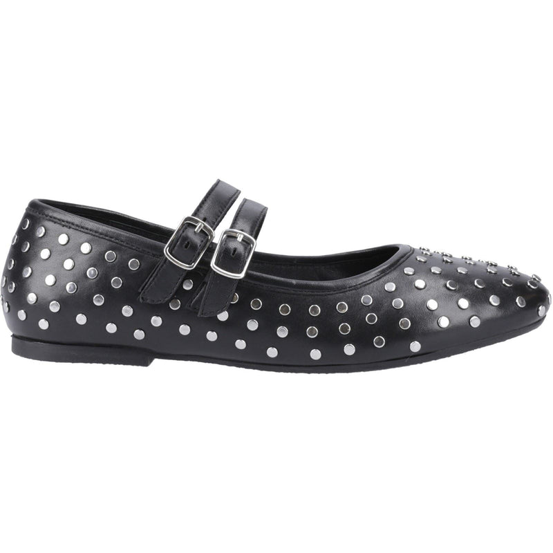 Hush Puppies Nixie Leather Women's Black Shoes