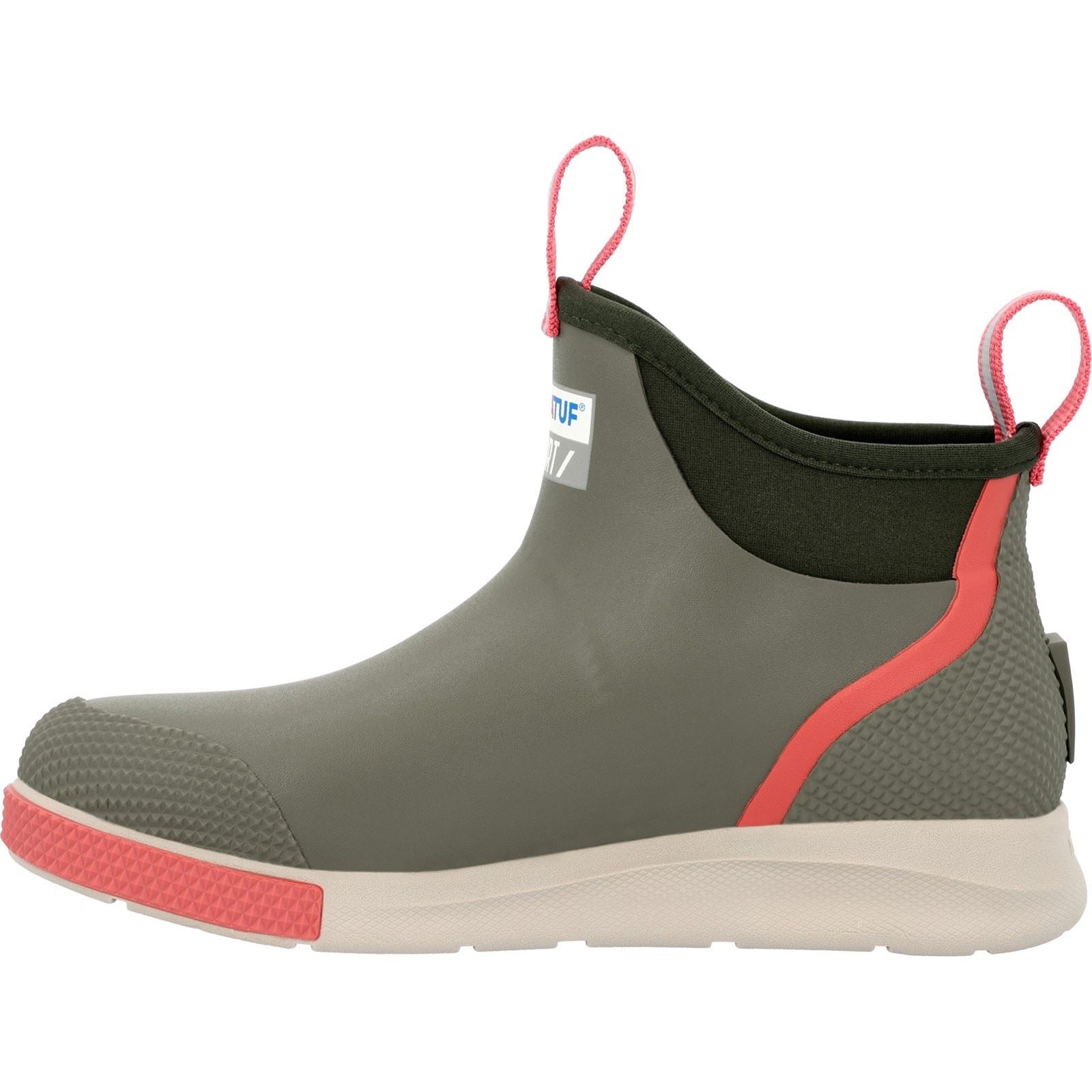 Xtratuf Ankle Deck Sport Synthetic Olive Wellington Boots