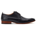 Base London Gambino Excel Leather Men's Black Lace-Up Shoes