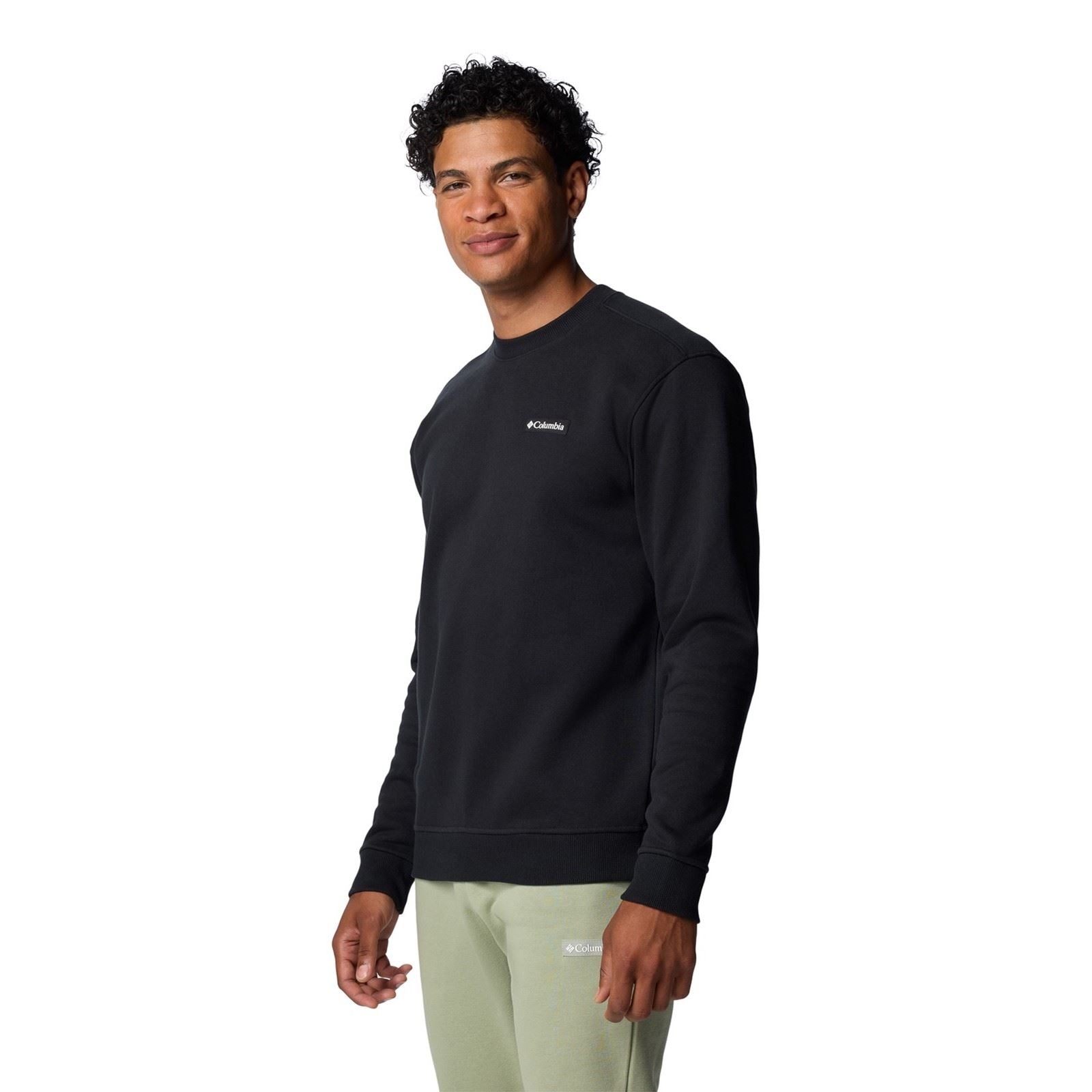Columbia Meridian Creek Crew Cotton Men's Black Sweatshirt