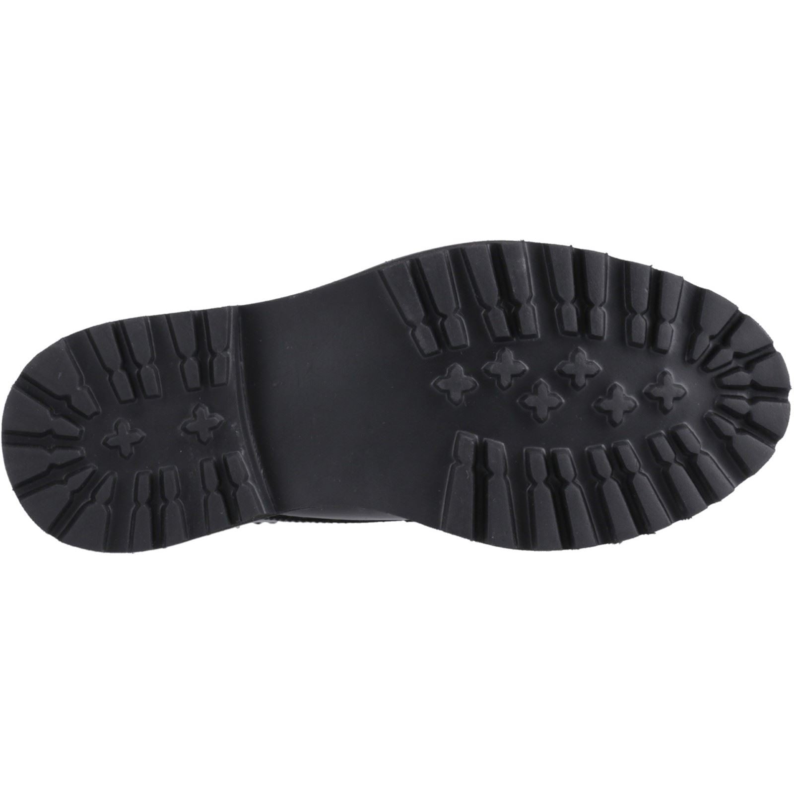 Hush Puppies Gabi Lace Up Leather Girls's Black Brogues