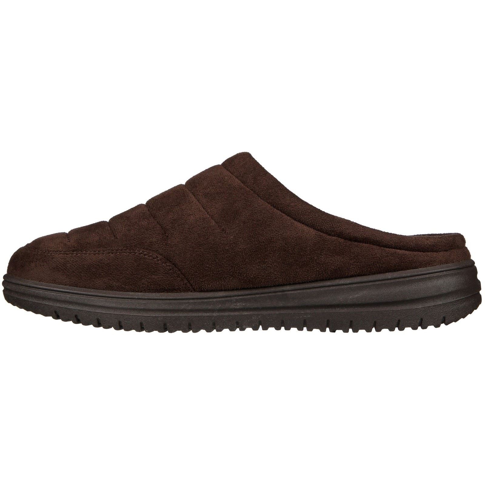 Skechers Relaxed Fit: Murette - Garvanza Microfiber Men's Chocolate Mules