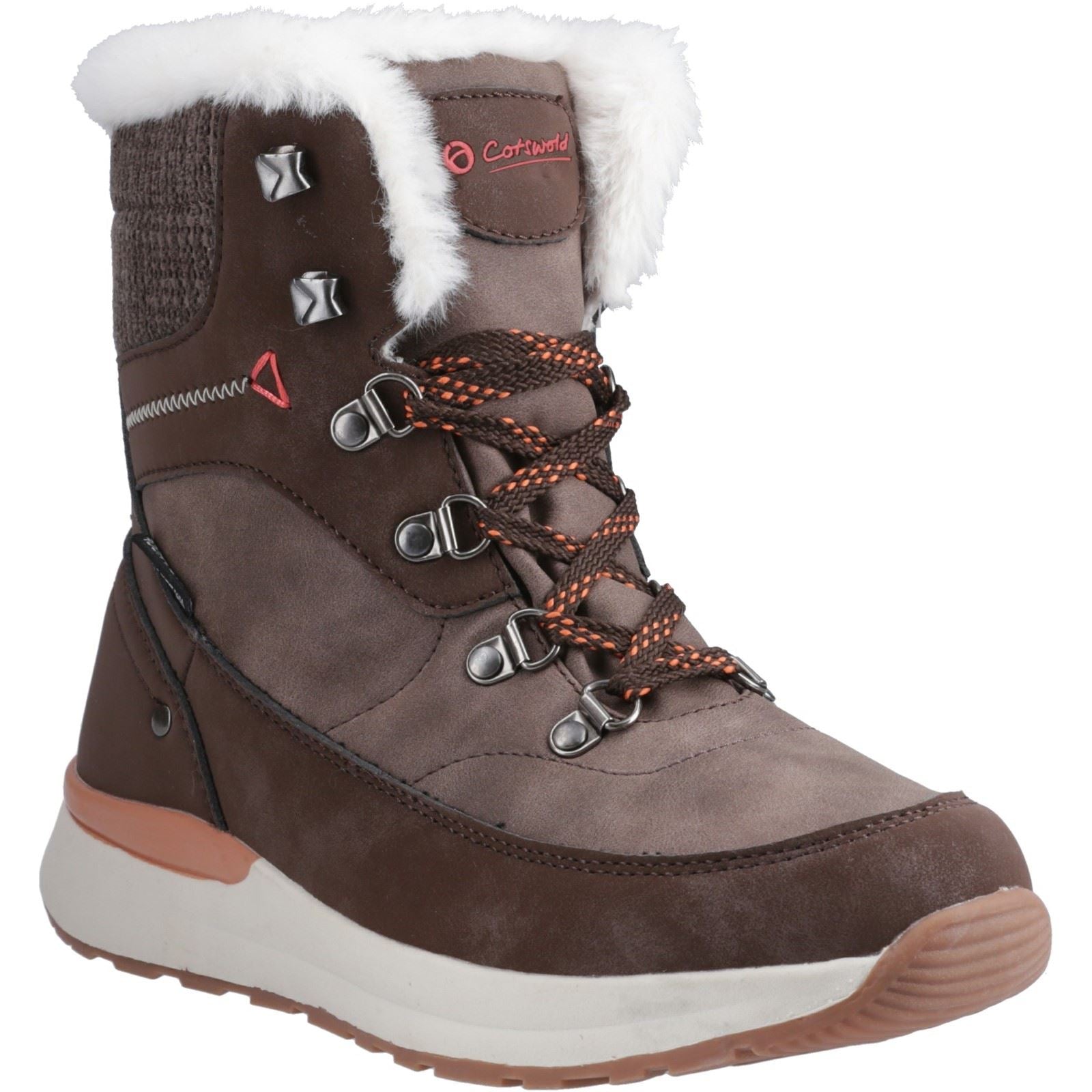 Cotswold Sheephouse Textile Women's Brown Hiking Boots