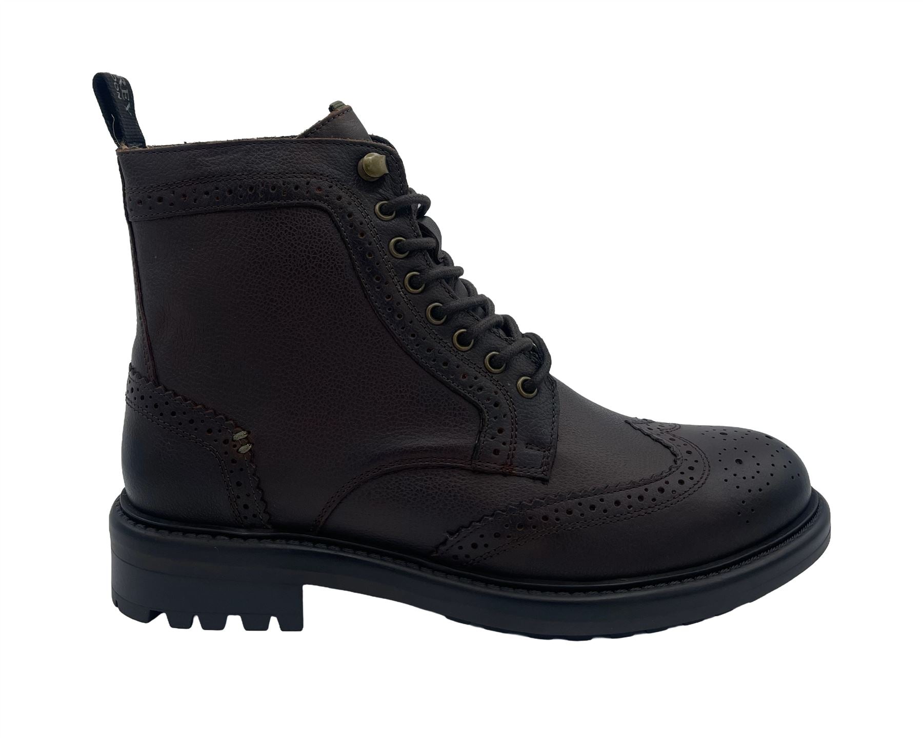 Osprey London The Professor Leather Men's Chocolate Boots