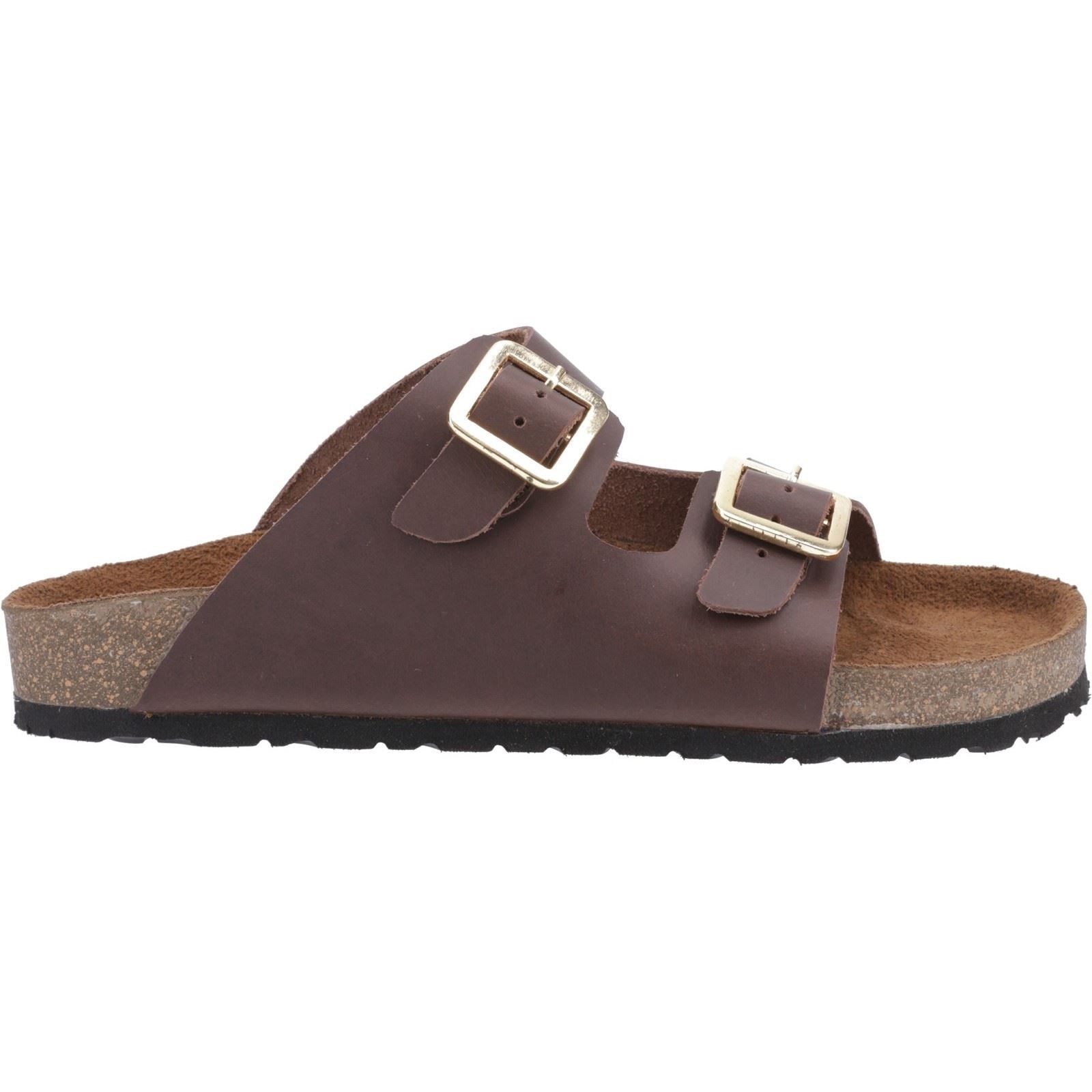 Cotswold Lushill Leather Women's Brown Sandals