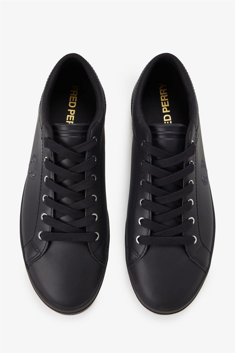 Fred Perry Baseline Leather Men's Black Trainers