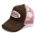 Von Dutch Staple Trucker Cotton Choc/Pink Caps